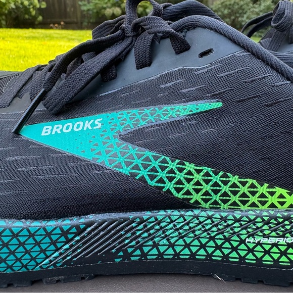 Brooks Hyperion Tempo Speed Running Shoes Black/Kayak Blue/Green Gecko Men’s 9 main image 8